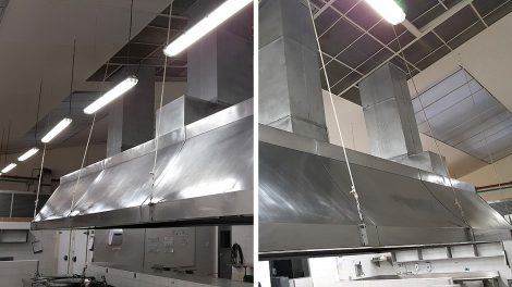 Limpieza de campanas extractor y mantenimiento de equipos de alta cocina
